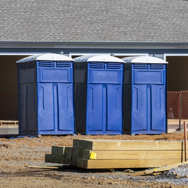 what is the cost difference between standard and deluxe portable toilet rentals in New Haven IA